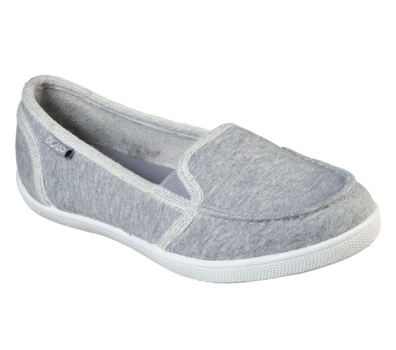 Skechers Dam Grå Slip On - Bobs B Cute - Beach Trail - Sverige (UHJKN-0623)